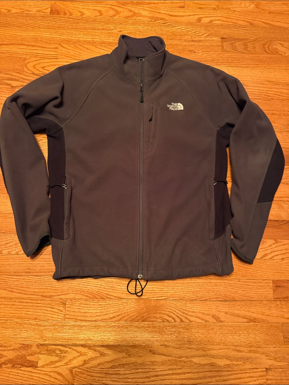 The North Face Men's Dark Gray Full-Zip Fleece Jacket
